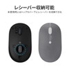Lenovo 4Y51C21217 Go USB Type-C Wireless Multi-Device Mouse, Black, Wireless