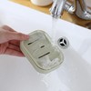 3 pieces soap dish with drain hole, soap dish, soap