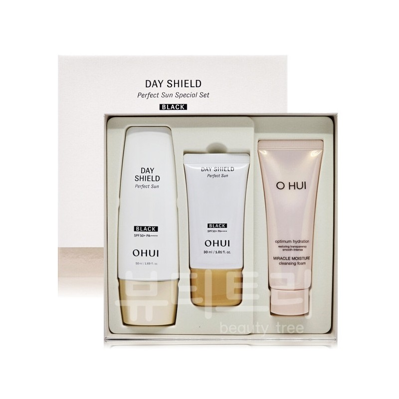 OHUI Day Shield Perfect Sun Black 50ml + 30ml +