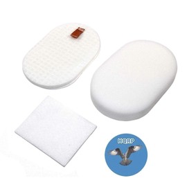 HQRP 2-Pack Foam & Felt Filter Kit compatible with Shark Rocket Powerhead AH400 AH452 Series, Pre-Motor XFFH400 & Post-Motor XEXFH400 Replacement