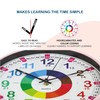 Kiddus Children's Wall Clock Analogue Time Teacher with Time Learning