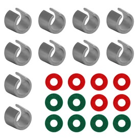 10 Pcs Battery Terminal Shims Caps,with 12 Pcs Washers for Post Ends Repair,Battery Post Shims,Battery Terminal Covers