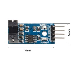 UMTMedia® Speed Measuring Sensor LM393 Counter Motor Opto Groove Coupler Module for Arduino