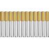 Tubo Vacío de Brillo Labial 10ml de Plástico Dorado, Paquete