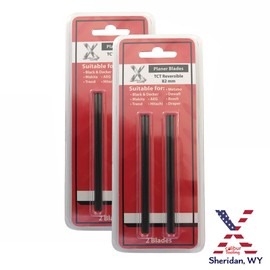 3-1/4" Inch Tungsten Carbide Planer Blades - Fits Bosch PA1202 & Powertec 128300 (Pack of 4)