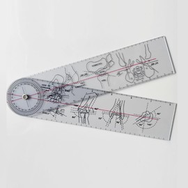 Ieron Medical Ruler, Limb Angle Ruler, Orthopedic Gauge, Spine Goniometer, Medical Orthopedic Ruler, Used For Physical Therapy, Sports Therapy, Orthopedic Ulnar Joint Angle Ruler