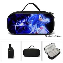 Anime Game Pencil Case Cartoon Pencil Bag with Zipper Pencil Case Organizer Pencil Pouch for Kids Boys Girls