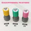 3 Pack Over 21 Stamp,Hand Stamps for Party Event,Self-Ink Drink