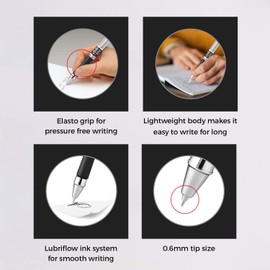 Cello Maxriter Ballpoint Pen - Black, Pack Of 10