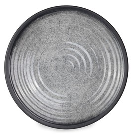 Camping Crockery Set 1 Person 4-Piece Melamine Picnic Crockery Set Camping Tableware Stone Grey Design