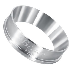 BLUCO 53mm 304 Stainless Steel Coffee Espresso Dosing Funnel Ring Catcher Ring Compatible with 54mm Breville Portafilter Espresso Coffee Machine Accessories
