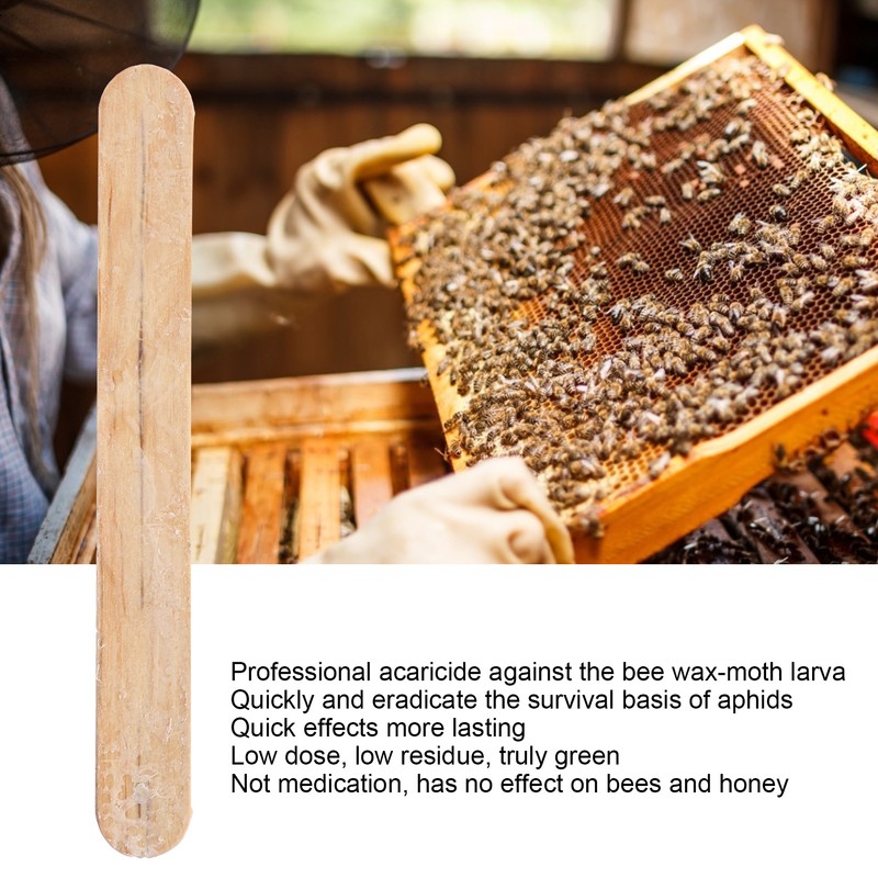 Beekeeping Pest Control Wood Strips Quick Effect Bee Wax Moth