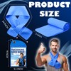 Peryiter 4 Pcs PVA Cooling Neck Wraps Instant Cooling Towel