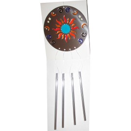 Windchime/Wind Chime – Silver with Mosaic Design, sun