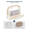 PACKISM Crossbody Bags for Women - Printed Flowers Clear Bag