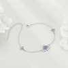 URONE Scottish Thistle Bracelet 925 Sterling Silver Scottish Bracelet Celtic