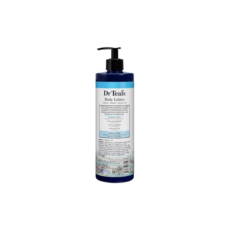 Loción Corporal Dr Teal's Minerales Restauradores 532ml Floral