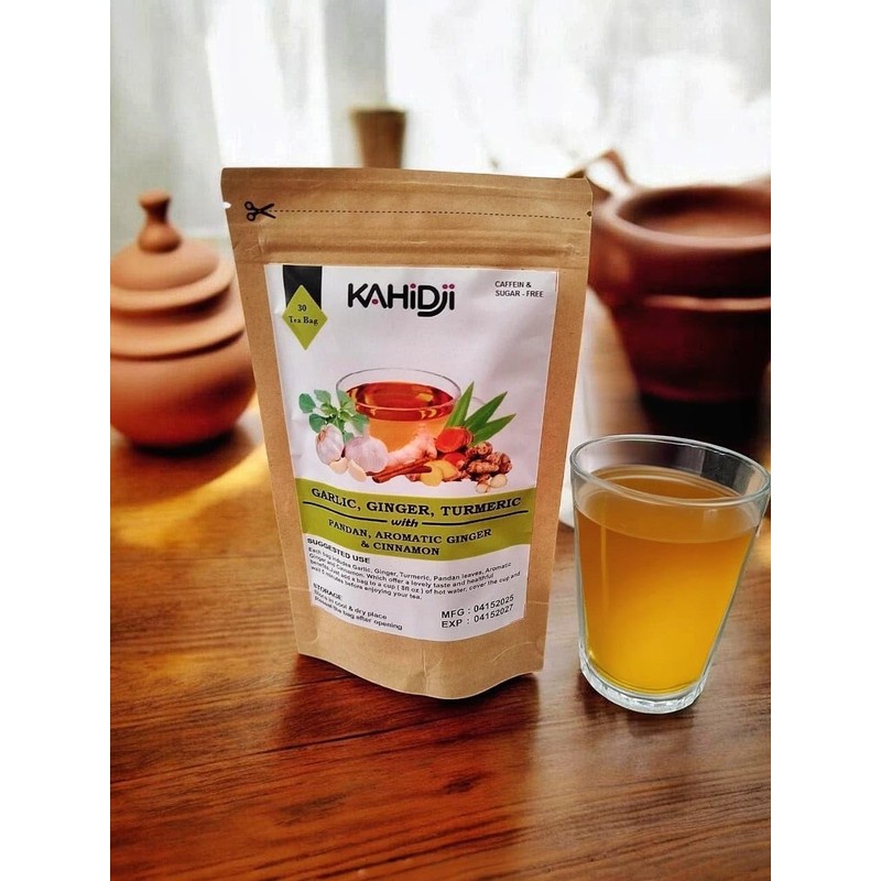 GARLIC, GINGER, TURMERIC with PANDAN, AROMATIC GINGER & CINNAMON -