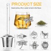 Retro Style Tea Leaf Mesh Strainer Infuser Set - 6