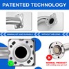 Bathroom Grab Bars Stainless Steel Handrail ADA Compliant 500lbs bathtubs