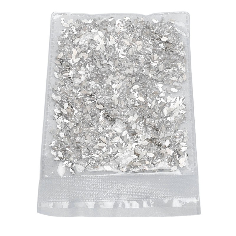 Flatback Rhinestones Decorative Sparkling Portable Nail Art Rhinestone for Clothes