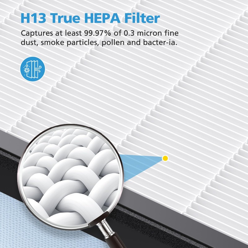 4 Pack HAP602 Replacement Filter Compatible with ECOSELF HAP602 /