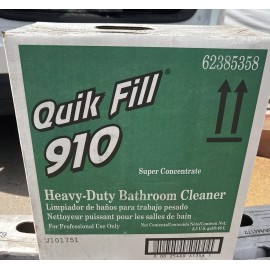 Ecolab 6238017 Quik Fill 910 Bathroom Cleaner 2.5 Gals.