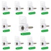 Qjaiune 20 Pack Mirror Holder Clips for Walls, Clear Retainer