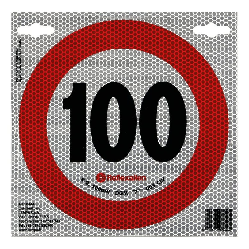 Lampa 98444 Disc Limit Speed 100 KM Approved Diameter 200