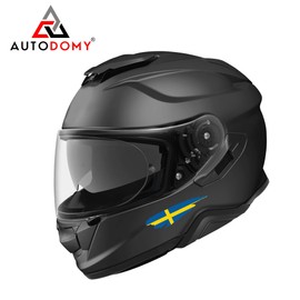 Autodomy Set 6 Aufkleber Stickers Flagge Schweden Sport Racing Tuning für Auto Motorrad Scooter Quad ATV Helm Fahrrad | Halten Sonne und Regen Stand