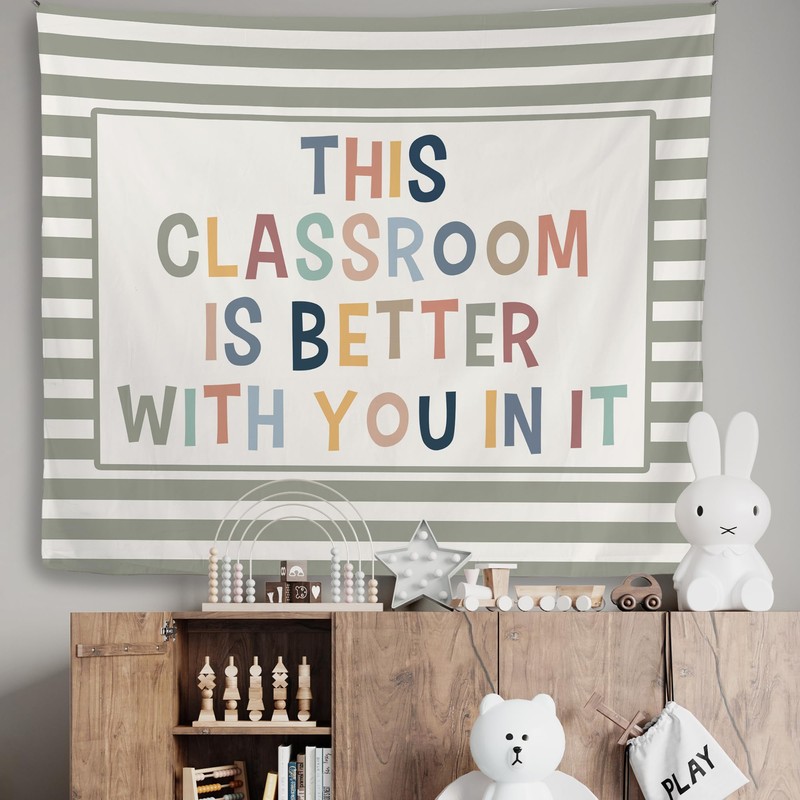 Mcehtle Boho Classroom Tapestry, This Classroom Is Better with You