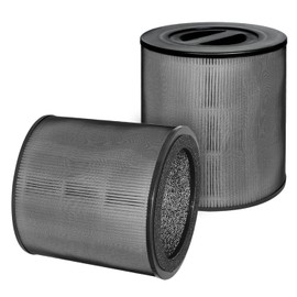 Fette Filter - KF170 Replacement Air Purifier H13 True Hepa Filter Compatible with Kenmore KF170 for 850e Series Air Purifier Model PM1005 with 3-STAGE FILTRATION - Pack of 2