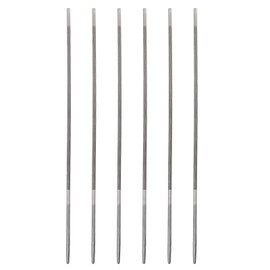 sourcing map 6pcs Chainsaw File, 9/64"(3.5mm) Round Sharpening Hand Files Tool with Spiral Cut for Chain Chainsaw Sharpening, Grinding