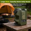 Hanaoyo 5 Gallon Camping Water Jug with Spigot, Water Container