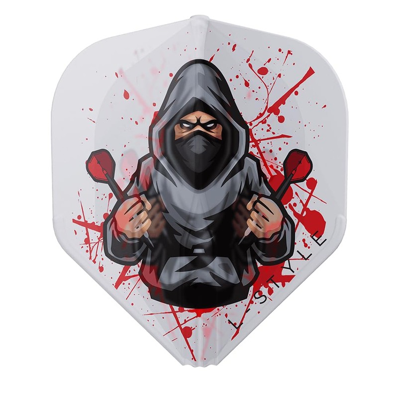 L-Style L1 EZ Rene Eidams V4 Clear White Dart Flights