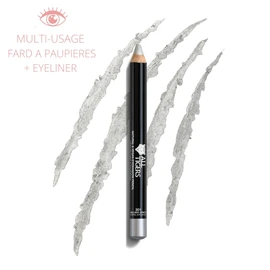 ALL TIGERS - Vegan Eyeshadow - Highly Pigmented - Natural Ingredients - Silver Grey Shade "Observe My Power" 301-3-in-1 Eyeliner - Long-Lasting Hold - Cruelty-Free