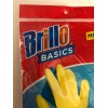 Brillo Basics Reusable Latex Gloves For Cleaning Dishwashing Medium SHIPS