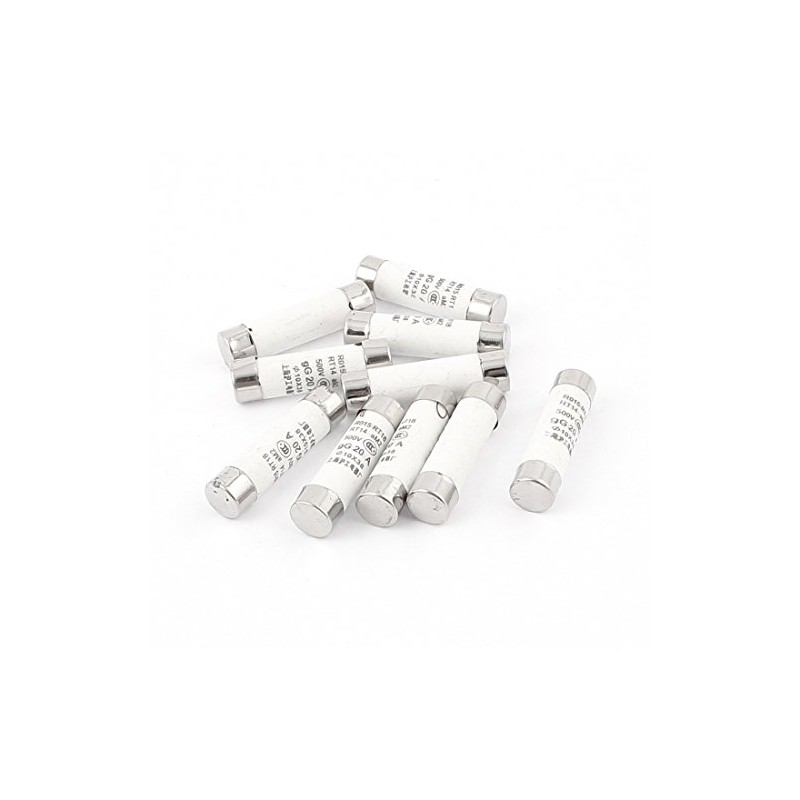 uxcell Multimeter 10 x 38mm Cylinder Fast Blow Ceramic Fuse
