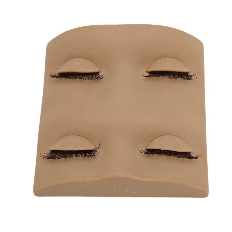 Lash Mannequin Head 2 Pairs Removable Replacement Eyes 3D Simulation
