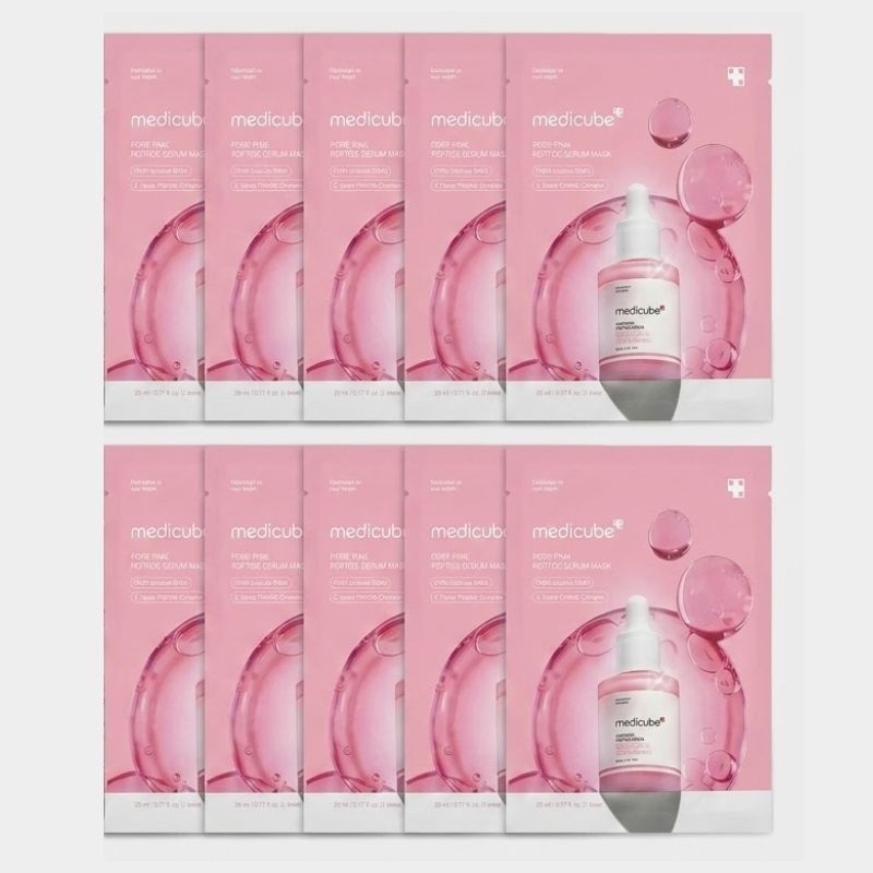 Medicube PDRN Pink Peptide Serum Mask Pack of 10 /
