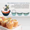 24PCS Copas Reutilizables para Hornear,Forros de Silicona de Grado Alimenticio