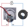 XIITIA 3pcs 60-500V 0-100A AC Digital Ammeter Voltmeter, 22mm Square