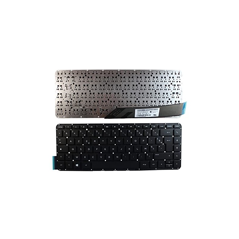 Keyboards4Laptops Französisch Schwarz kompatible Ersatz Tastatur kompatibel mit HP Split