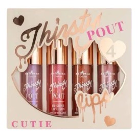 Set Gloss Hi Shine Thirsty Pout Italia Deluxe 4 Pcs                                                                                                   