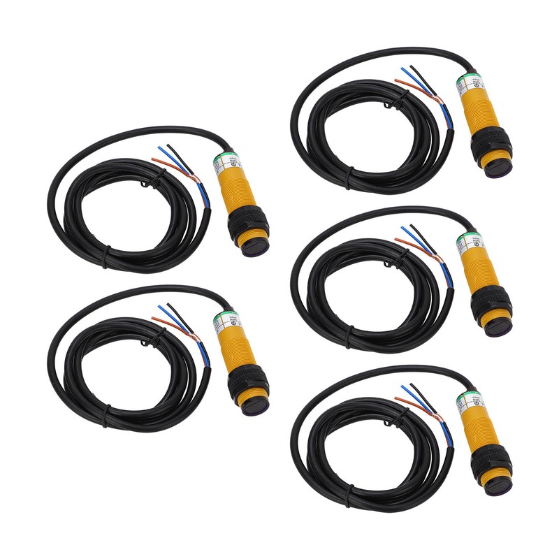 5 Pcs Infrared Photoelectric Switch 10cm Detection NPN Normally Open