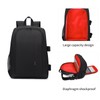 JINNUOLANG Waterproof Camera Backpack - 17.7" Large Capacity Lightweight DSLR