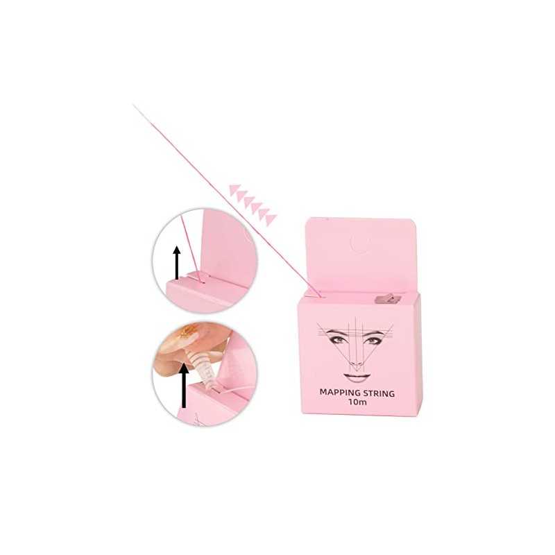 Accesorio para Regla De Tatuaje para Cejas, Hilo De Cejas