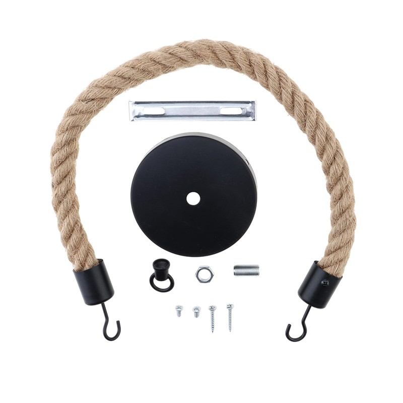 HOJLKLD 2 Pack Nautical Retro Hand Towel Ring Rope Toilet