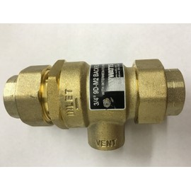 Watts 9D-M2 Dual Check Valve with Intermediate Atmospheric Vent, 3/4 Inch, Bronze