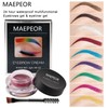 MAEPEOR 12 Colors Eyebrow Pomade Full-pigmented Long Lasting Waterproof Eyebrow